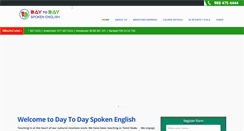 Desktop Screenshot of daytodayspokenenglish.com